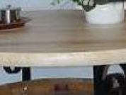 Tafelblad blank gelakt 100 CM