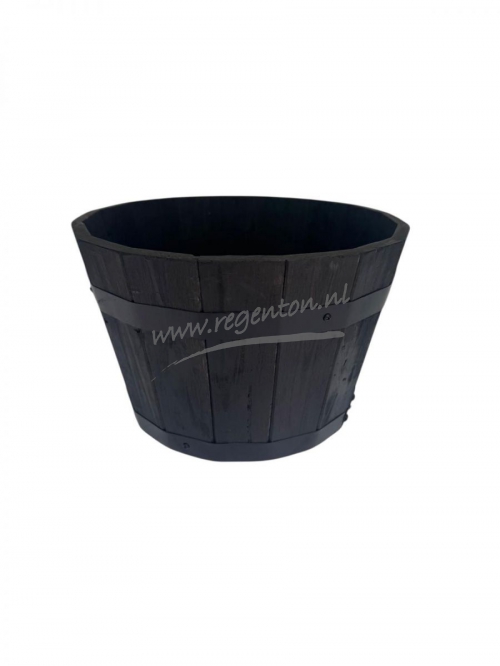  Kuip Acacia zwart 33x21cm