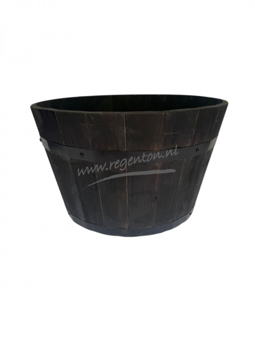  Kuip Acacia zwart 46x28cm