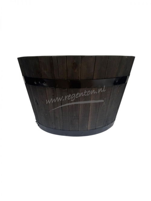  Kuip Acacia zwart 53x32cm