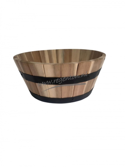  Kuip Acacia Laag 33x14 cm klein