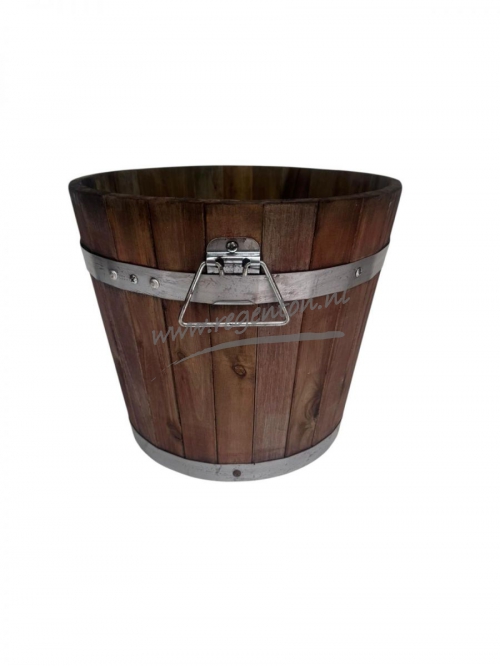  Kuip Acacia bruin met handgreep 33x28 cm