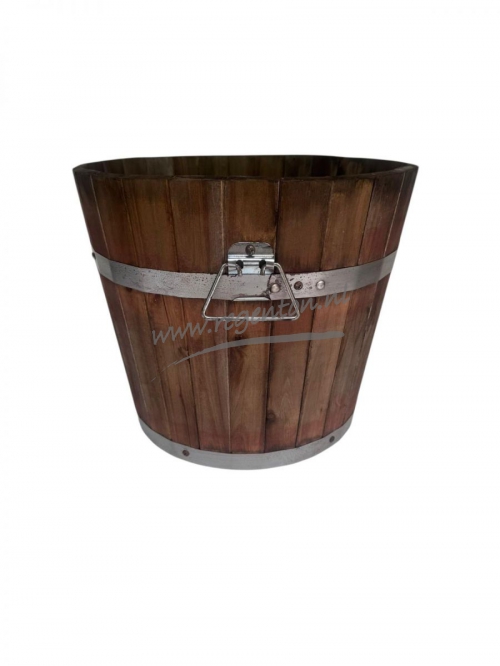  Kuip Acacia bruin met handgreep 38x32 cm