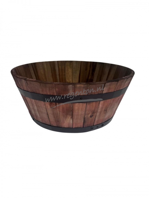  Kuip Acacia Laag bruin46x19cm groot