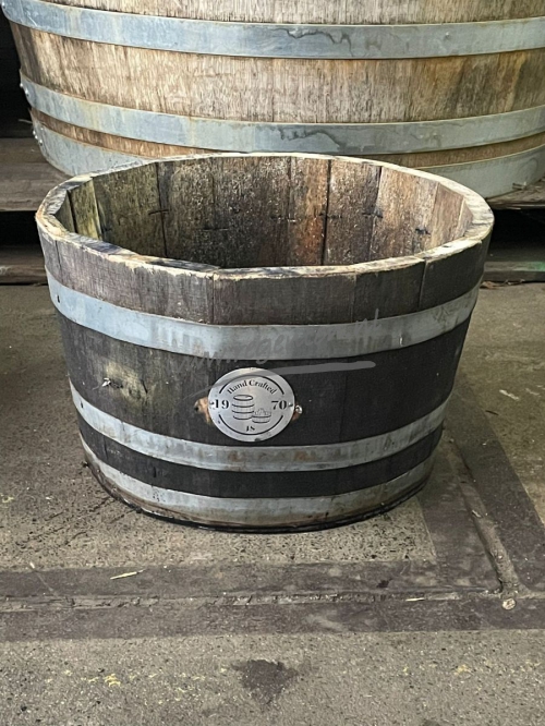   Bloembak ½ van 50 L nieuw, Brandy
