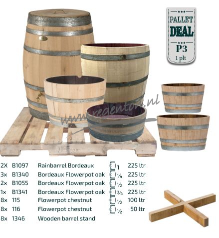  P3 Wine Barrel Bordeaux model