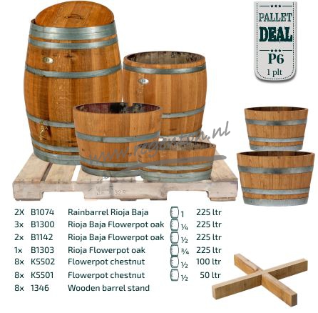  P6 Wine Barrel Rioja Baja Model